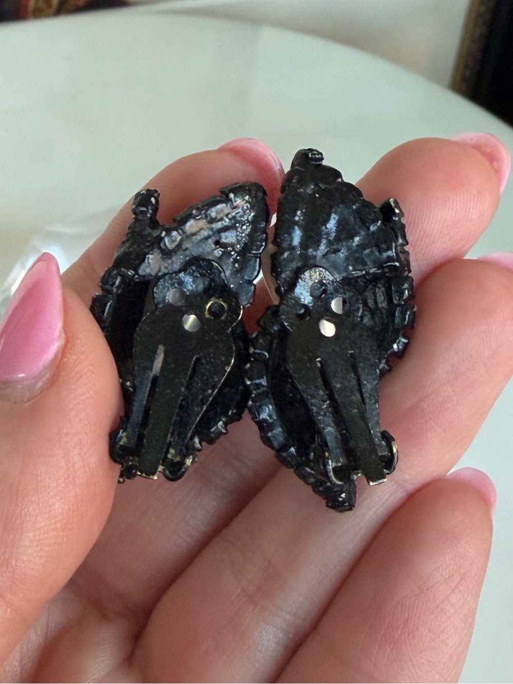 Vintage Opera Pearl Beaded Earrings - Picture 4 of 6